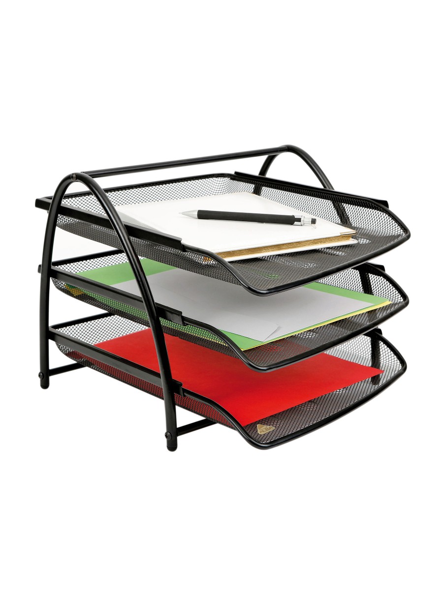 TRIPLE BAC A COURRIER NOIR