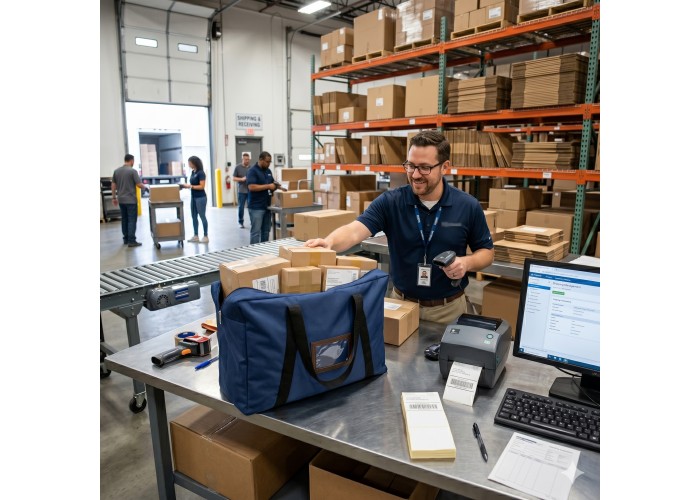 SAC À COURRIER POCBAG 60 L BLEU